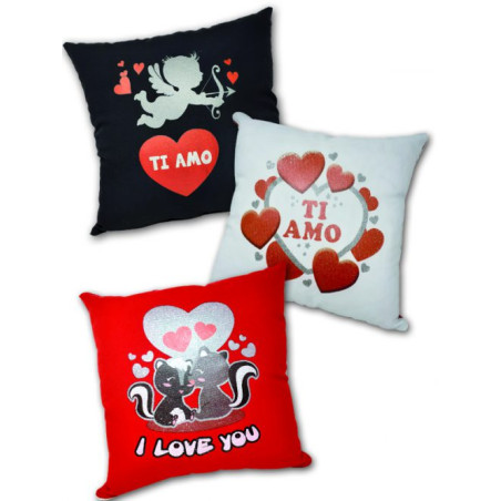 Cuscino 40x40 amoroso varie frasi