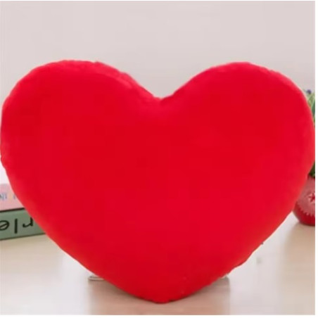 Cuscino Cuore stoffa 20cm rosso