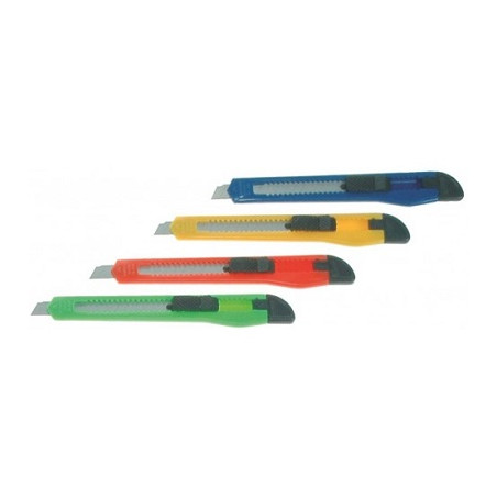 Cutter in abs colorato piccolo 9mm