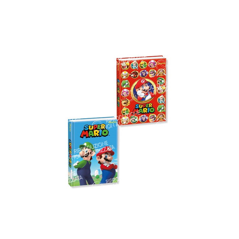 Diario agenda super Mario Bross standard