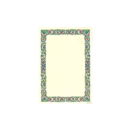 Diplomi in pergamena 24x34 fiori bordati