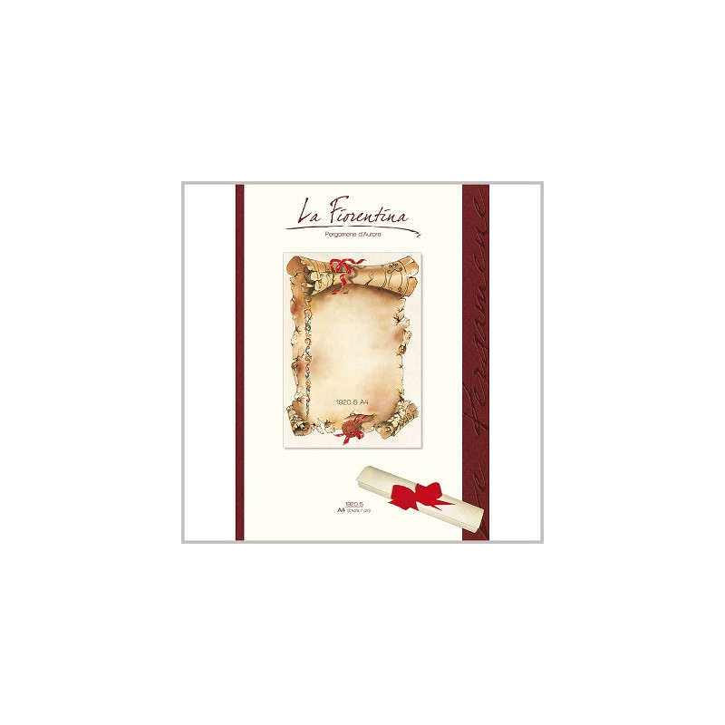 Diplomi in pergamena A4 rotolo con sigillo 12fg