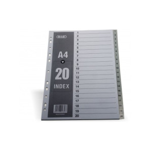 Divisori numerati da 1-20 propilene