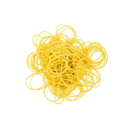 Elastici in gomma gialli d.30 1 kg