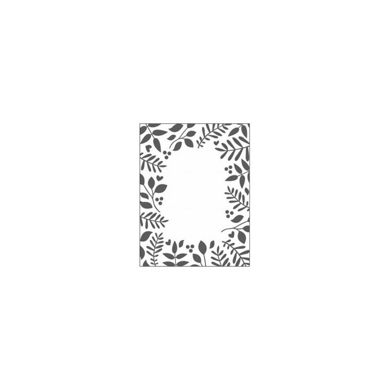 Embossing effetto rilievo 2d cornice decorativa
