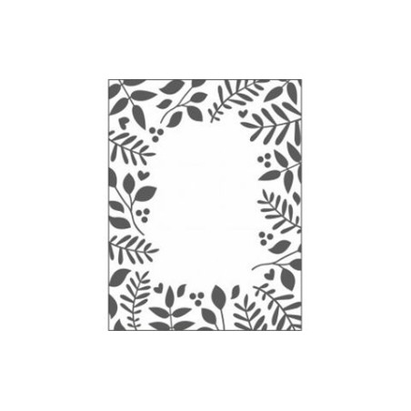 Embossing effetto rilievo 2d cornice decorativa