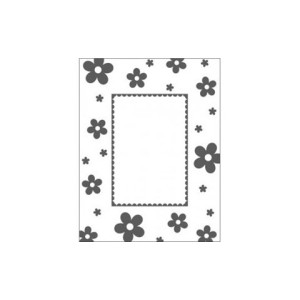 Embossing effetto rilievo 2d cornice decorativa