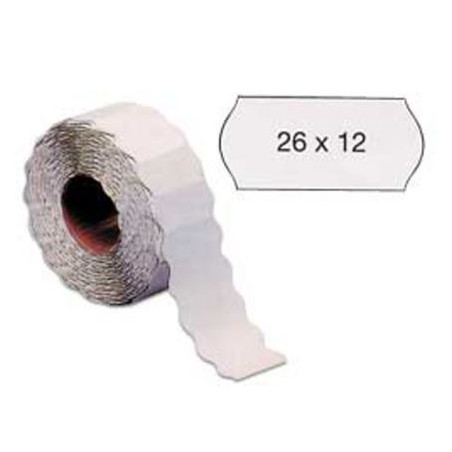 Etichette per prezzatrici 26X12 BIANCO onda  (solo a scatola da 36pz)