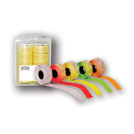 Etichette per prezzatrici 26X12 Fluo verde (solo a scatola da 36pz)