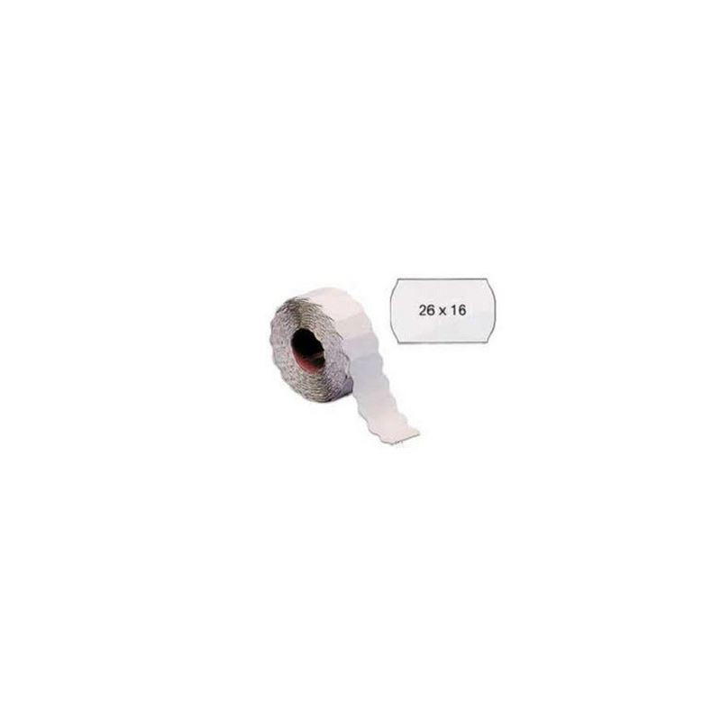 Etichette per prezzatrici 26x16 rett. bianco