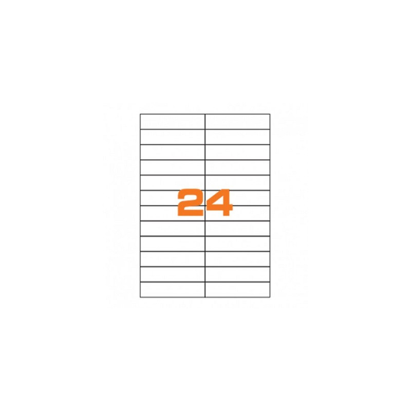 Etichette su A4 105X24 100fg 24 etichette a foglio