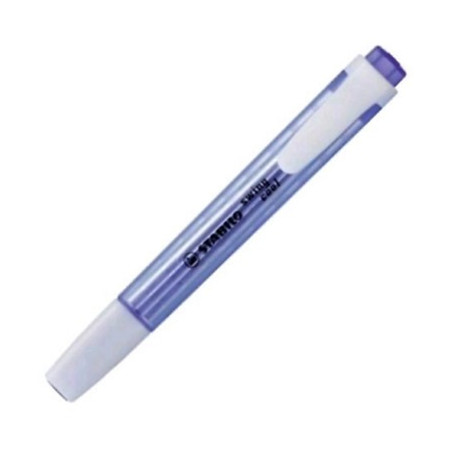 Evidenziatore a penna Stabilo Swing Cool con clip tecnologia anti dry-out col. Fluo Lavanda