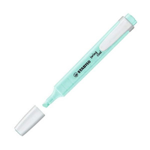 Evidenziatore a penna Stabilo Swing Cool con clip tecnologia anti dry-out col. pastello Carta da Zucchero