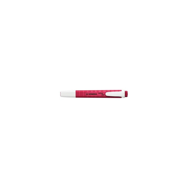 Evidenziatore a penna Stabilo Swing cool wildflowers - borgogna