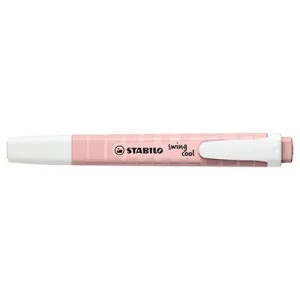 Evidenziatore a penna Stabilo Swing cool wildflowers - cipria