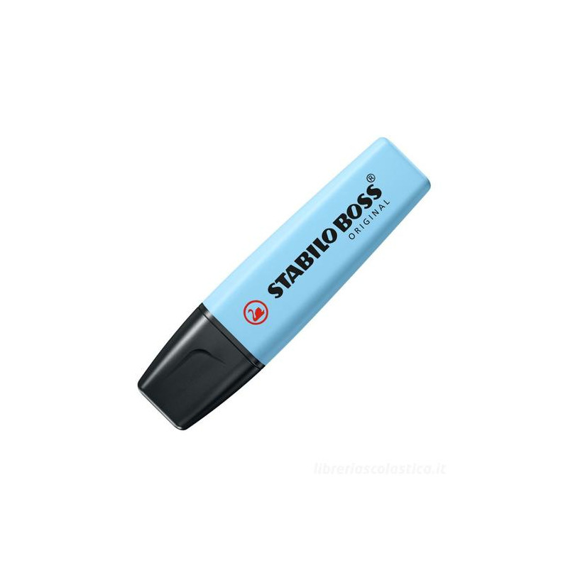Evidenziatore Stabilo Boss azzurro cielo pastello