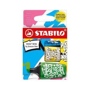 Evidenziatore Stabilo Boss mini special edition 3pz