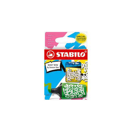 Evidenziatore Stabilo Boss mini special edition 3pz