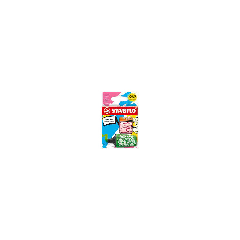 Evidenziatore Stabilo Boss mini special edition 3pz