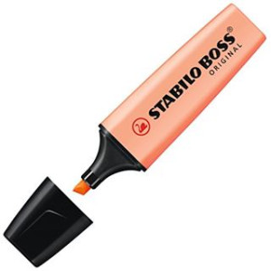Evidenziatore Stabilo Boss salmone pastello