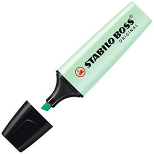Evidenziatore Stabilo Boss verde pastello