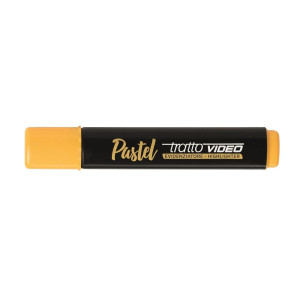 Evidenziatore Tratto video Pastello colore arancione albicocca