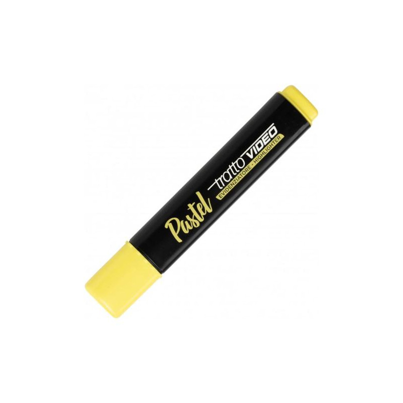 Evidenziatore Tratto video Pastello colore Giallo limone