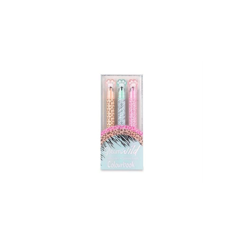 Evidenziatori Gleam Wild - evidenziatore glitter 2 in 1 Colourbook