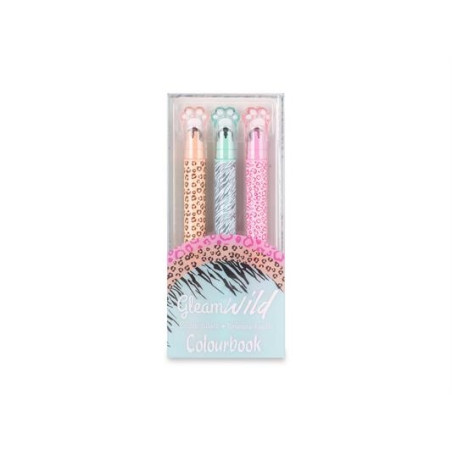 Evidenziatori Gleam Wild - evidenziatore glitter 2 in 1 Colourbook