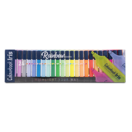 Evidenziatori IRIS  Rainbow Selection colourbook 24pz