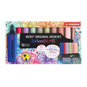 Evidenziatori Stabilo Boss 10pz colori