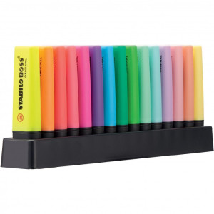 Evidenziatori Stabilo Boss 15 colori assortiti