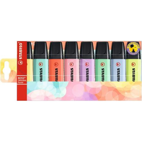 Evidenziatori Stabilo Boss 8 colori