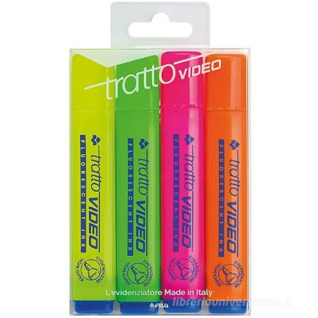 Evidenziatori tratto video 4pz
