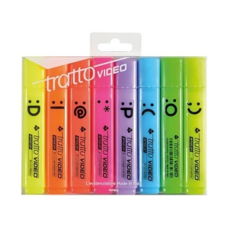 Evidenziatori tratto video EMOTION 8pz