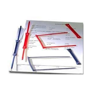 Fastners data clip 100pz