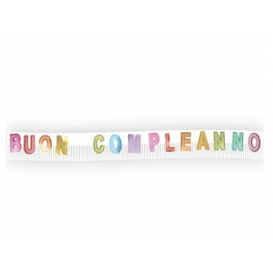 Festone Buon compleanno Glitter n3mt
