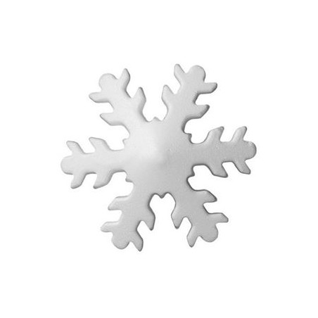 Fiocco di neve di polistirolo cm 17,5x9h