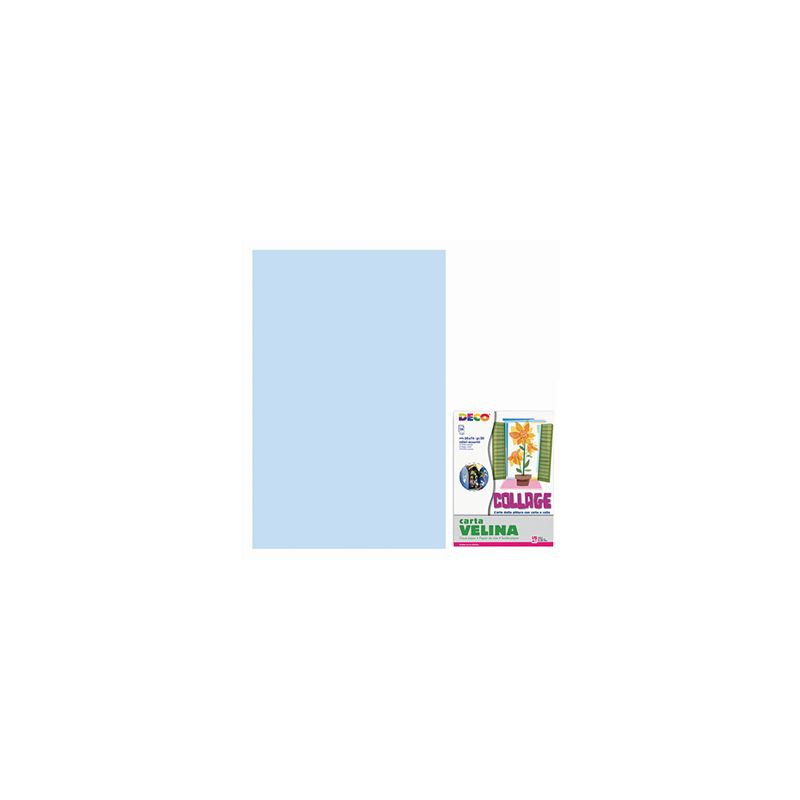Foglio di CARTA VELINA azzurro baby 50x70