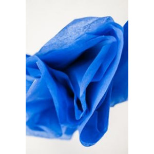 Foglio di CARTA VELINA blu 50x70