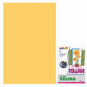 Foglio di CARTA VELINA giallo girasole 50x70