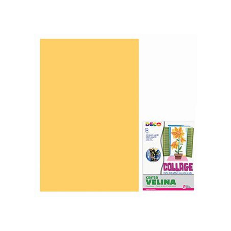 Foglio di CARTA VELINA giallo girasole 50x70