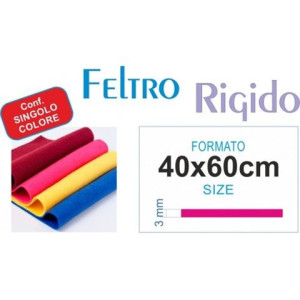 Foglio di feltro 40x60cm 3mm blu