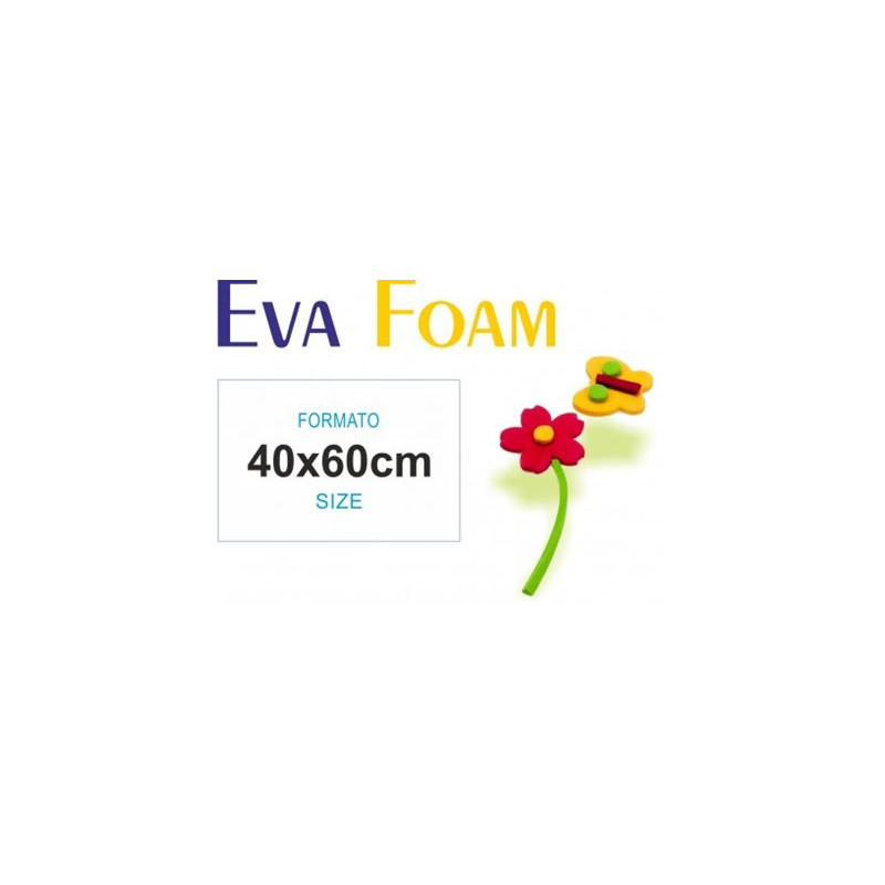 Foglio di Gomma eva 40x60 blu