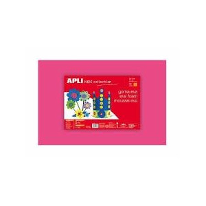 Foglio di Gomma eva 40x60 rosa