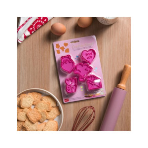 formine per bicotti 5pz Cookie Time Legami- Heart