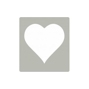 Fustella acciaio alta Cuore x Fustellatrice f.to A4
