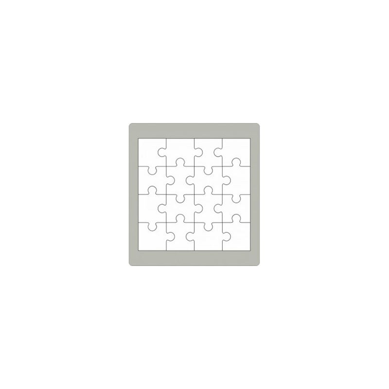 Fustella acciaio alta puzzle x Fustellatrice f.to A4