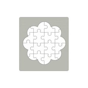 Fustella acciaio alta puzzle x Fustellatrice f.to A4