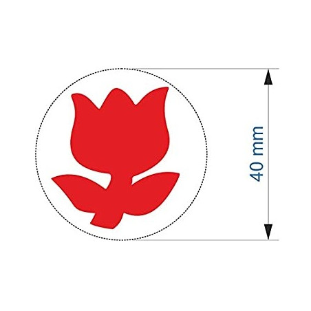 Fustella grande 40mm Tulipano